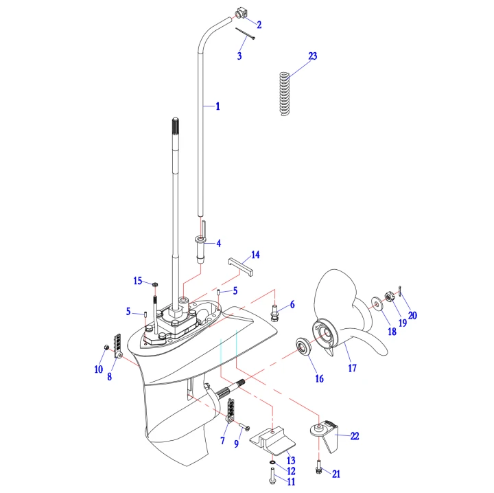 F20 Outboard Spare Parts: Underwater Unit 2 F20 Outboard Spare Parts: Underwater Unit 2